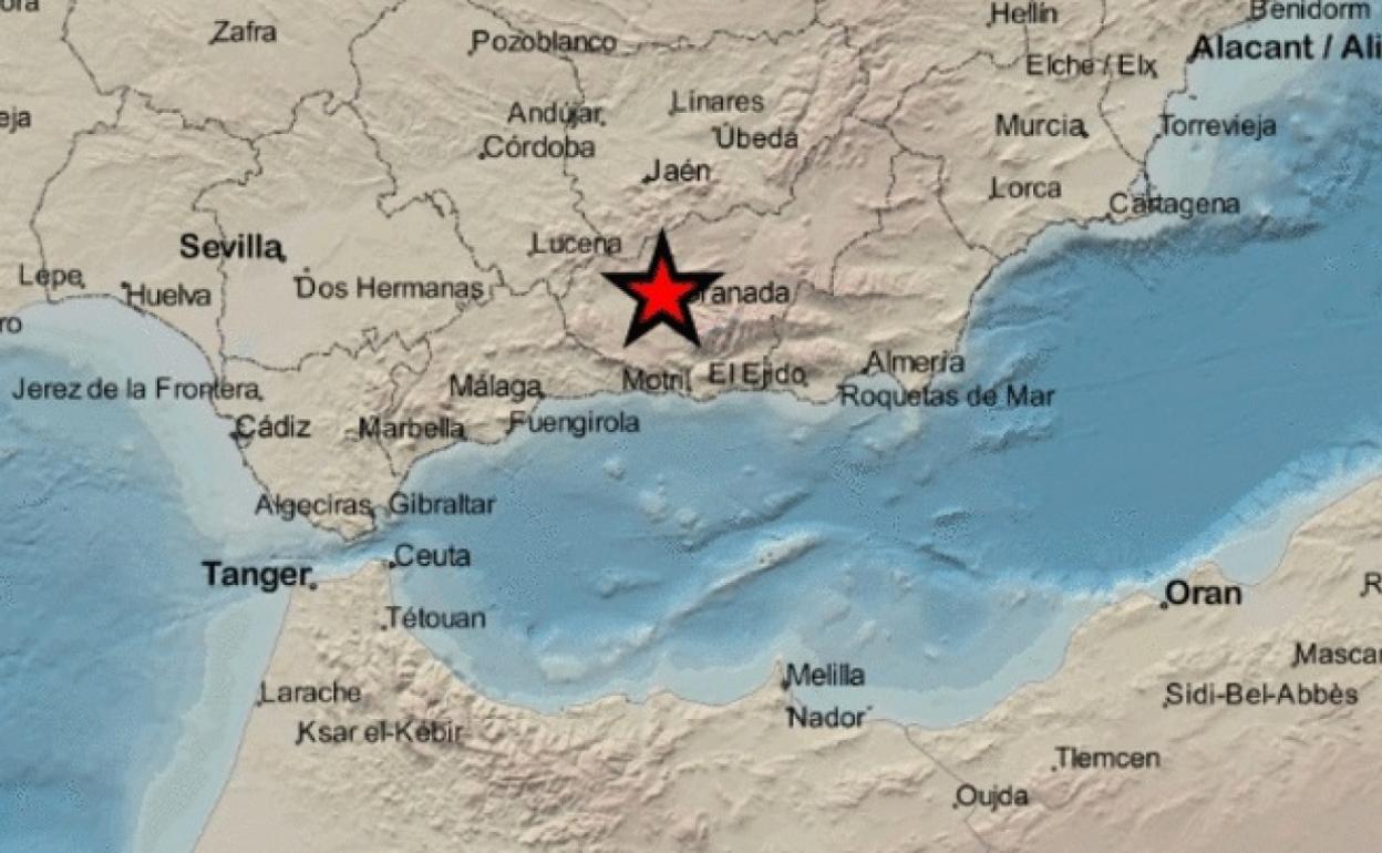 Terremoto en Granada este sábado. 