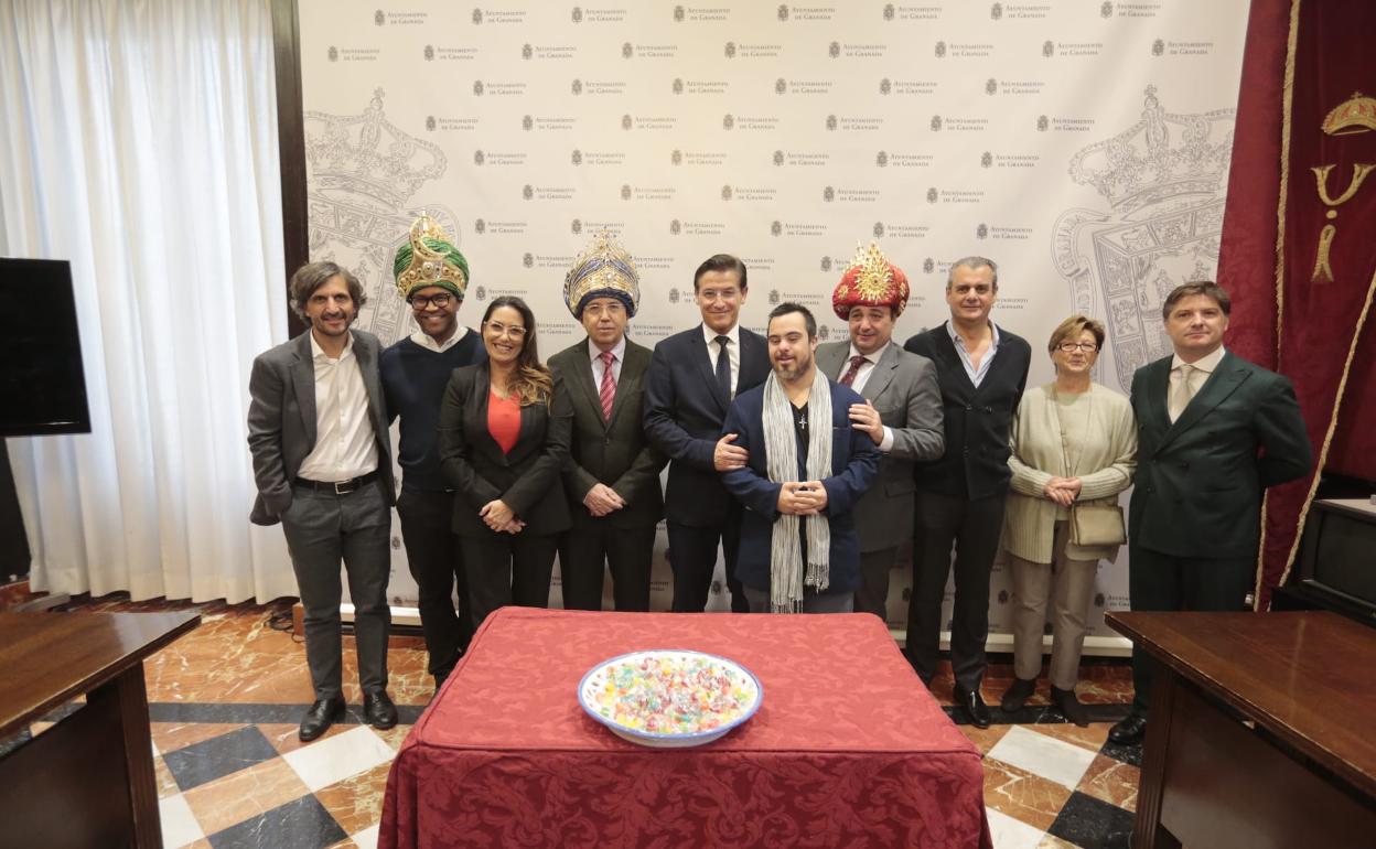 Presentacón de los tres Reyes Magos. 