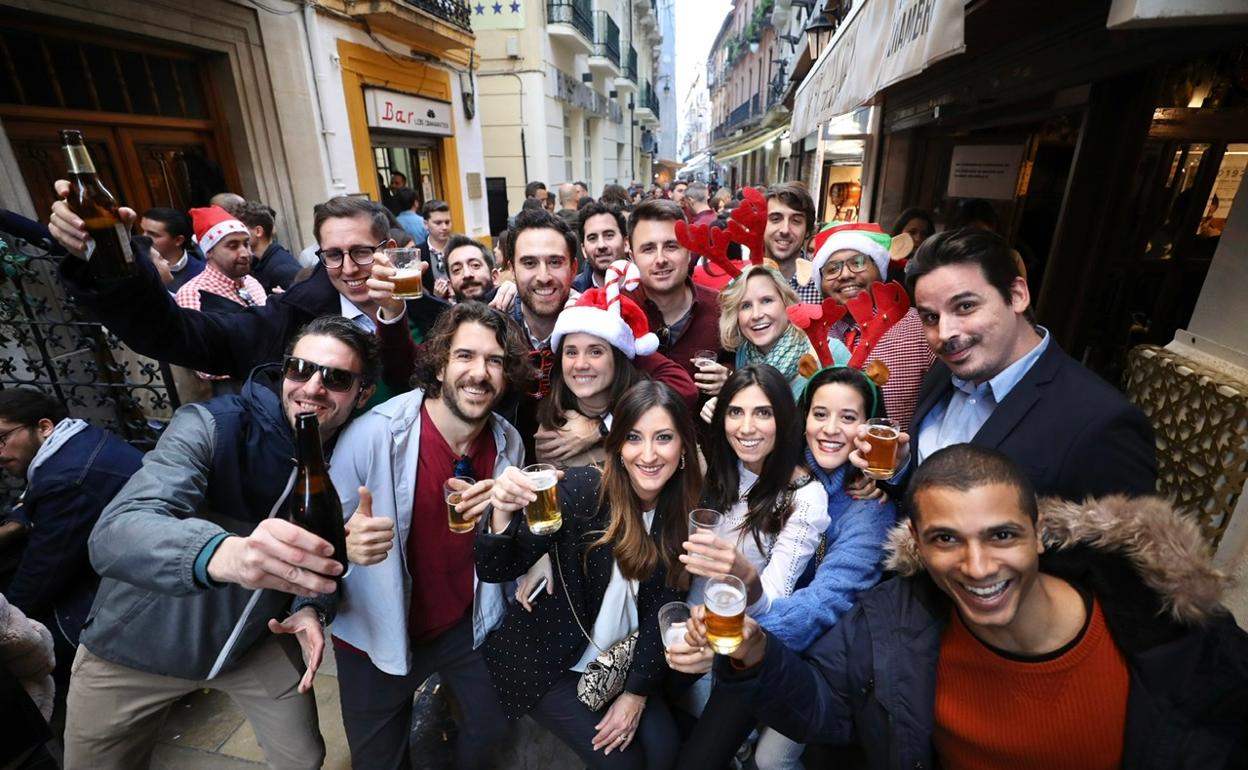 Ambiente en la tardebuena de Granada.