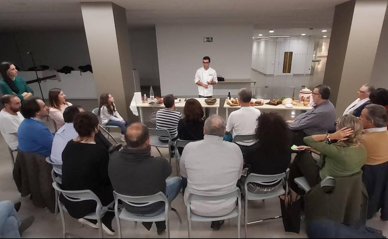 Showcooking celebrado en el Museo Íbero. 