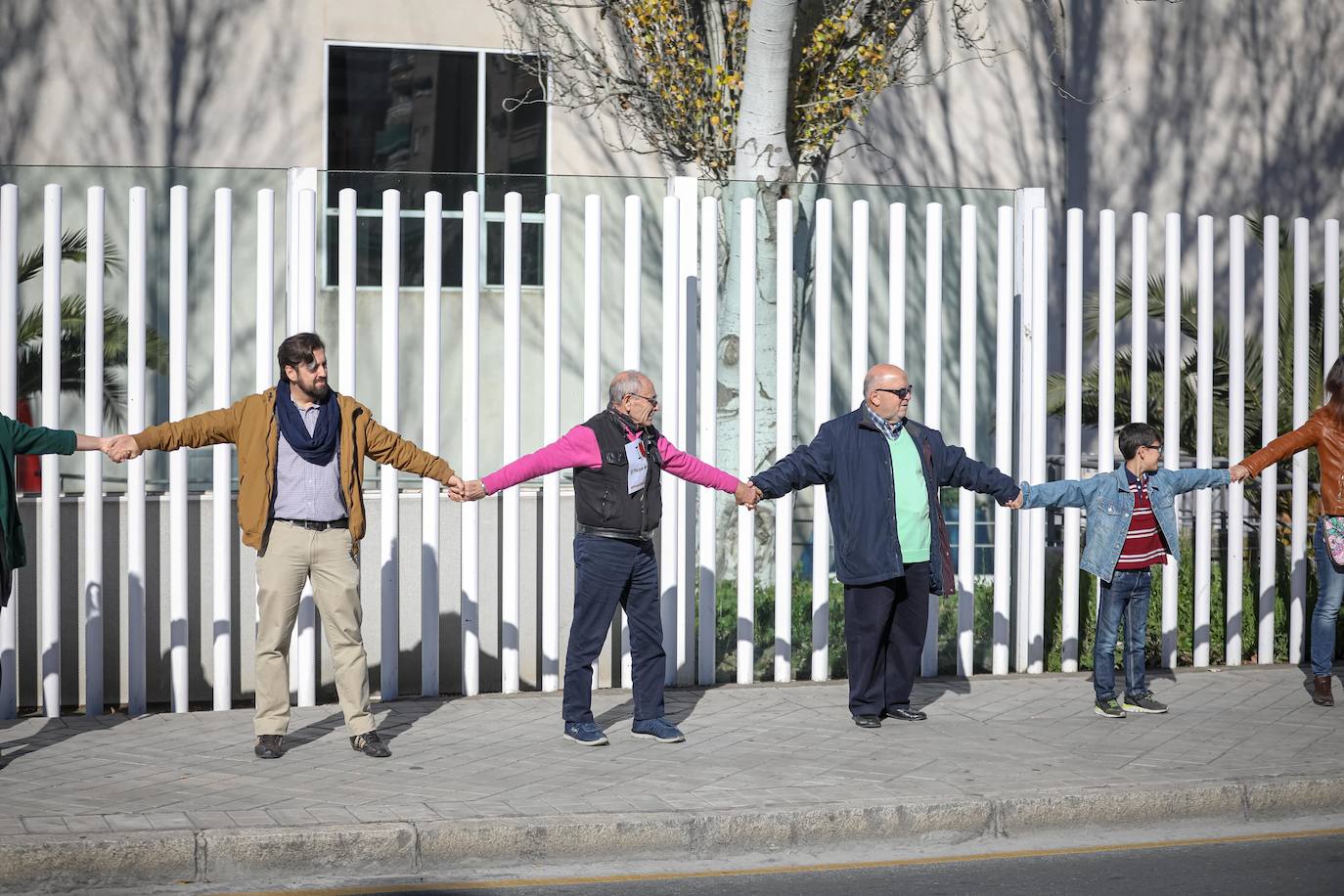 Cientos de granadinos se han reunido para exigir independiencia económica para la instalación científica 