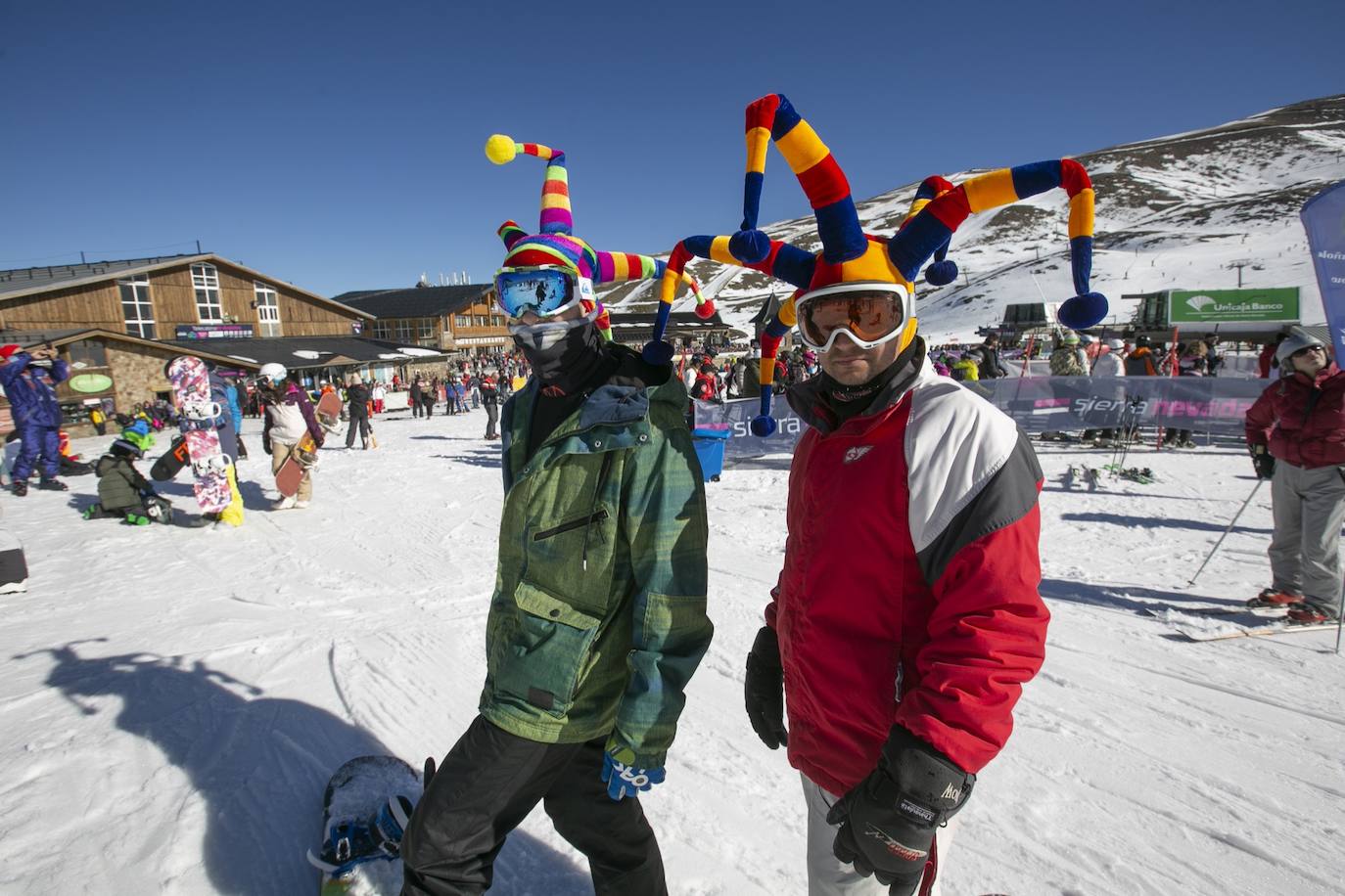 Unas 7.500 personas celebran el Año Nuevo en Sierra Nevada