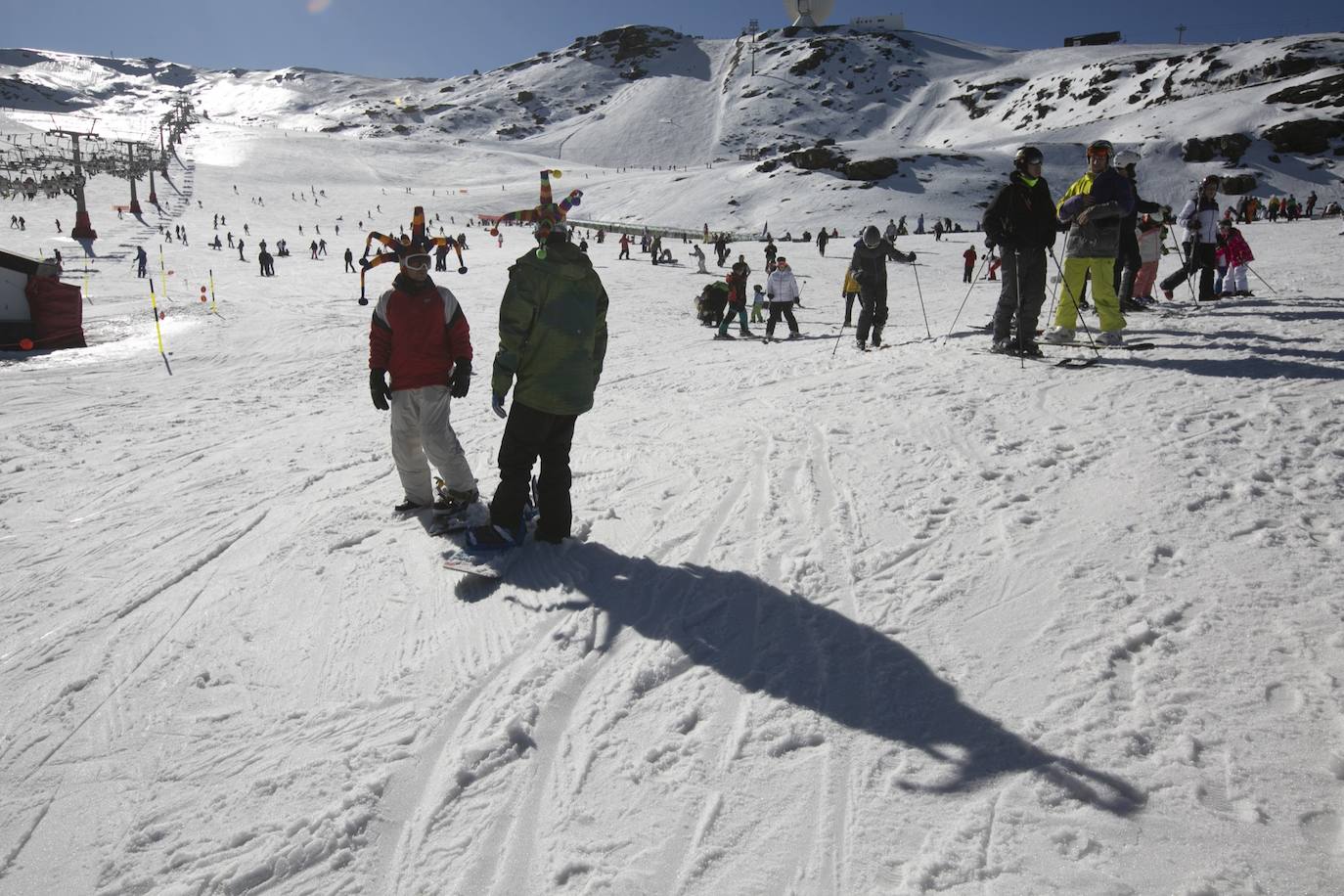 Unas 7.500 personas celebran el Año Nuevo en Sierra Nevada
