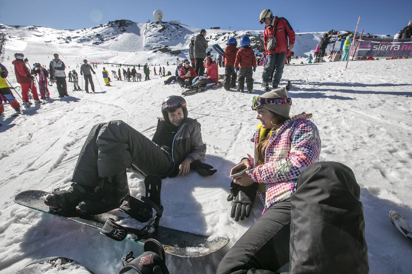 Unas 7.500 personas celebran el Año Nuevo en Sierra Nevada