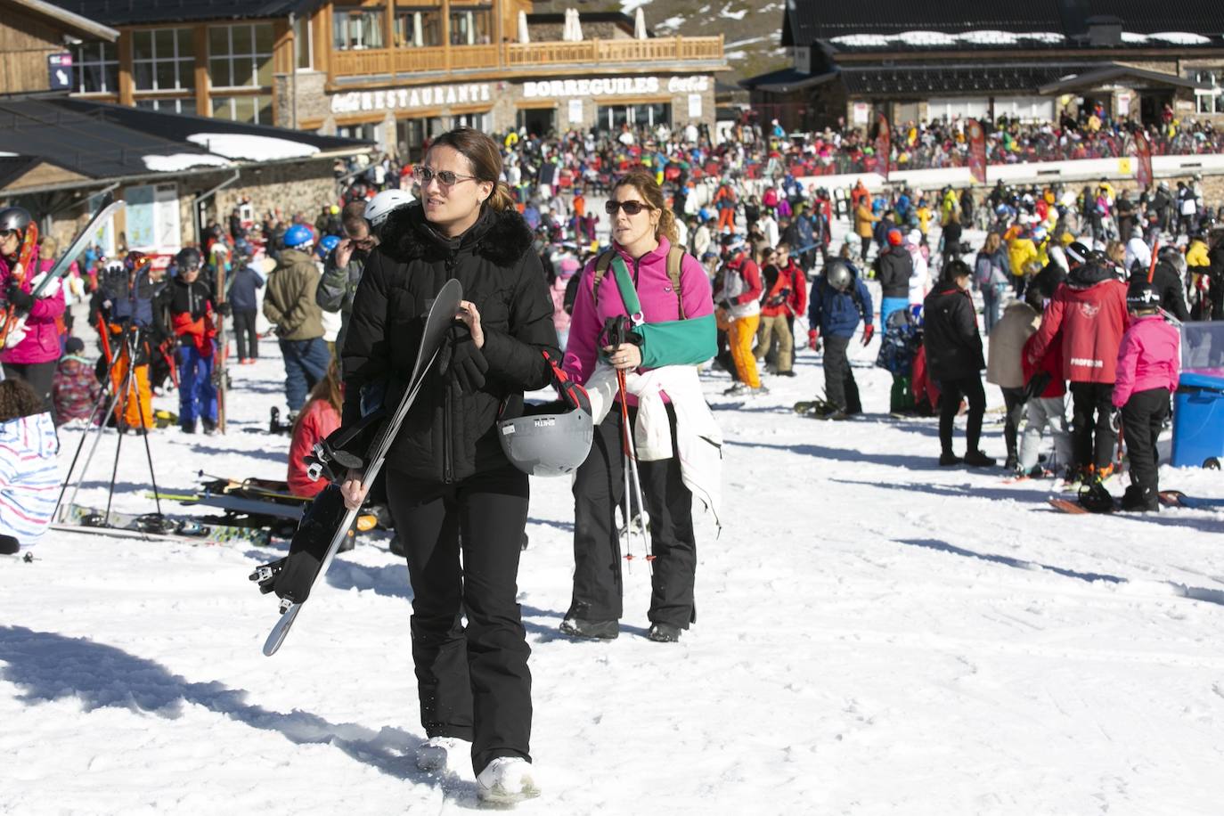 Unas 7.500 personas celebran el Año Nuevo en Sierra Nevada