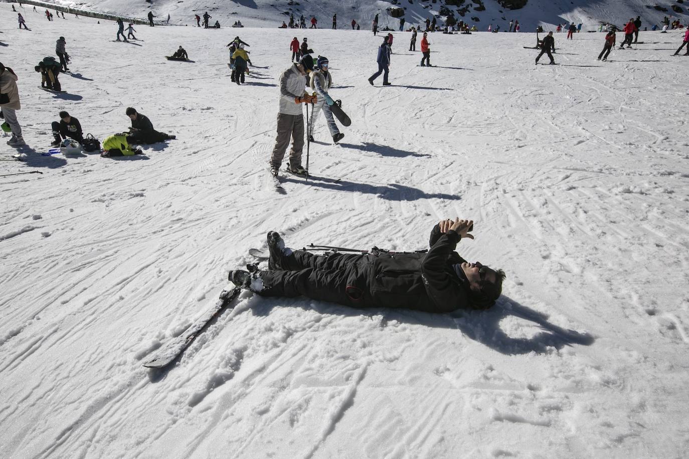 Unas 7.500 personas celebran el Año Nuevo en Sierra Nevada