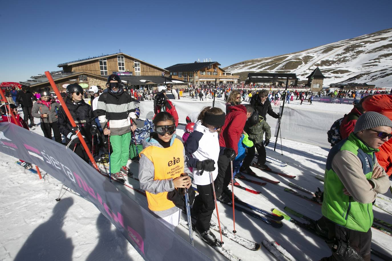Unas 7.500 personas celebran el Año Nuevo en Sierra Nevada