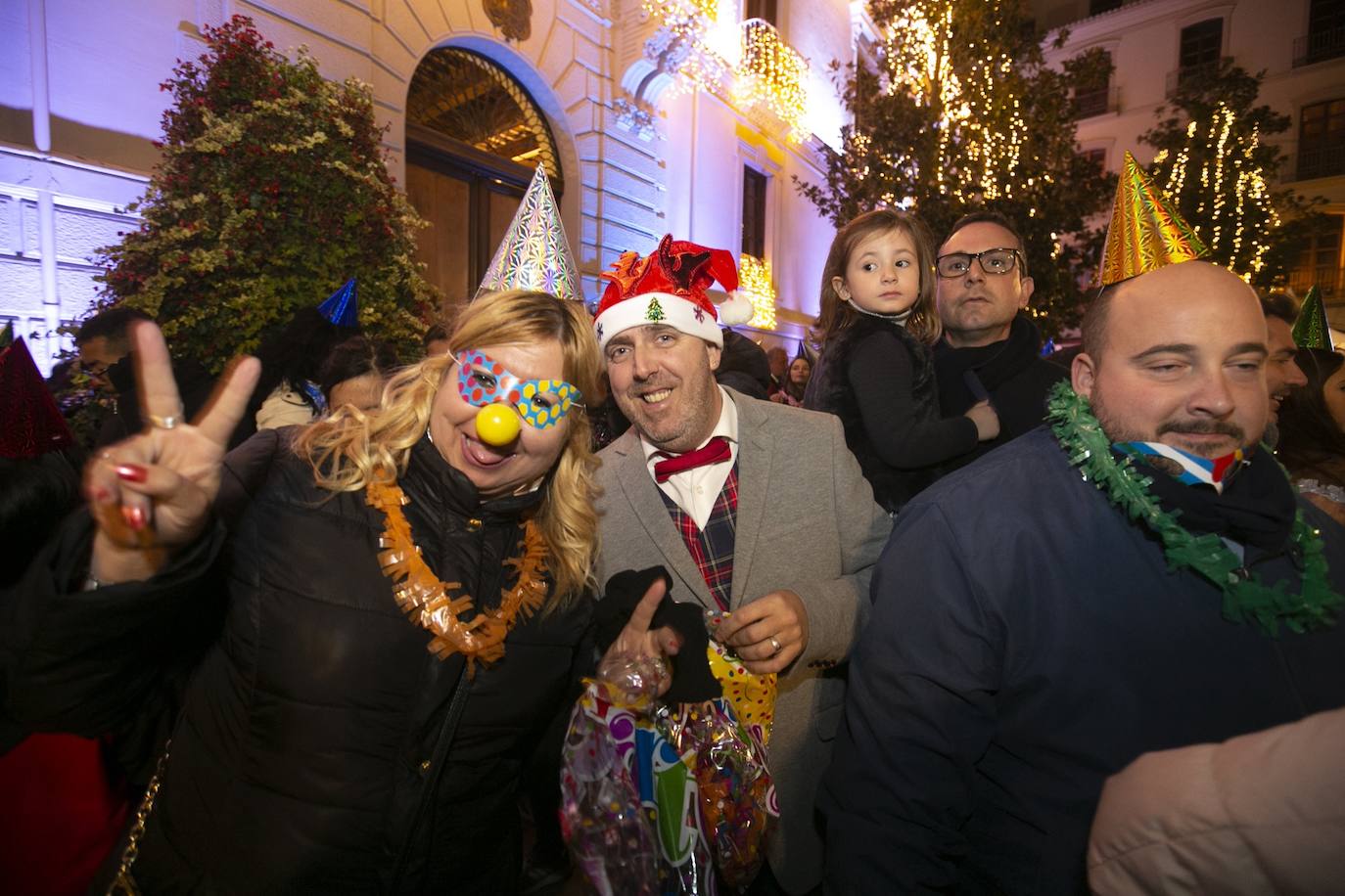 Miles de personas dsifrutaron de la Nochevieja en la capital