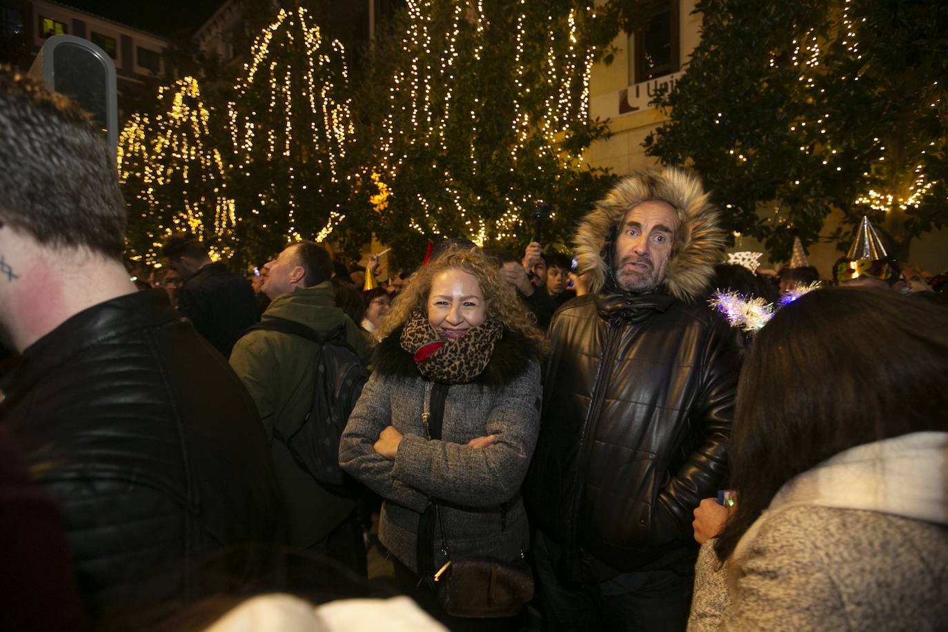 Miles de personas dsifrutaron de la Nochevieja en la capital