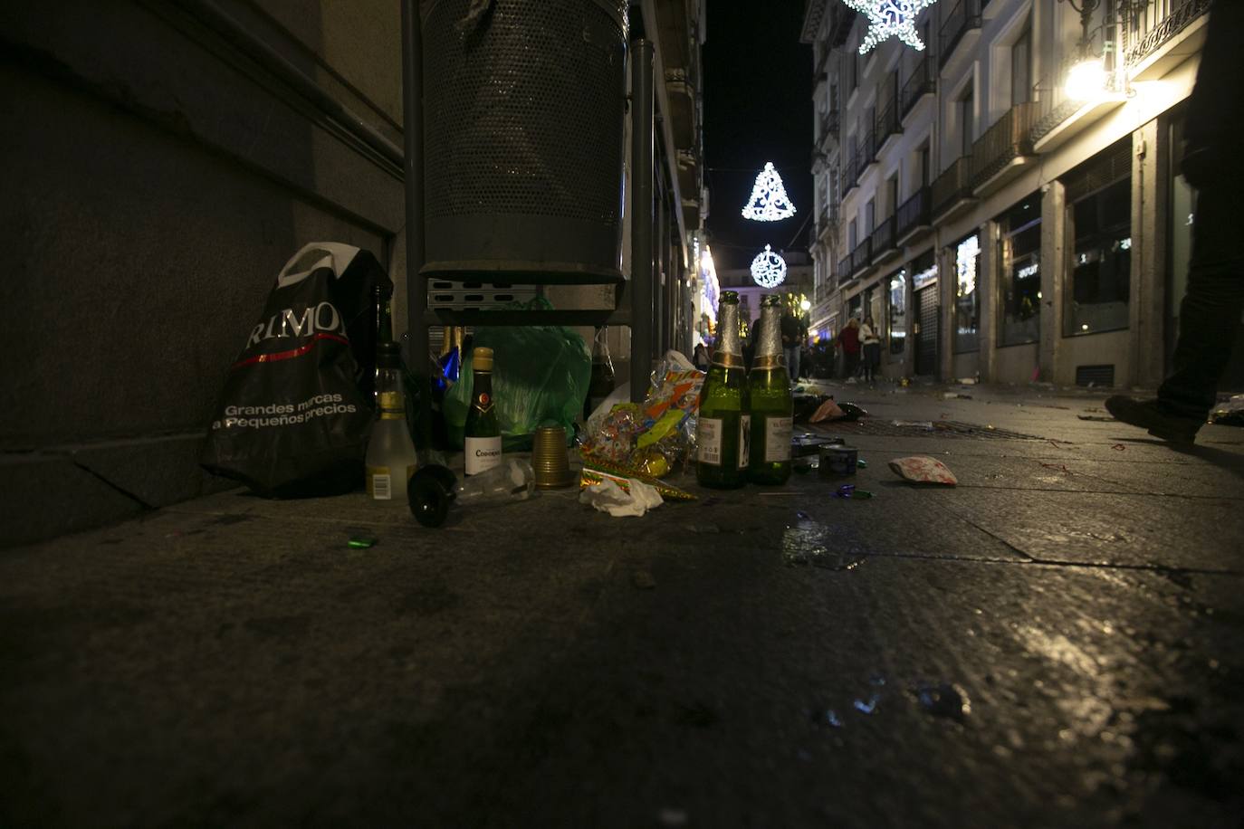 Miles de personas dsifrutaron de la Nochevieja en la capital