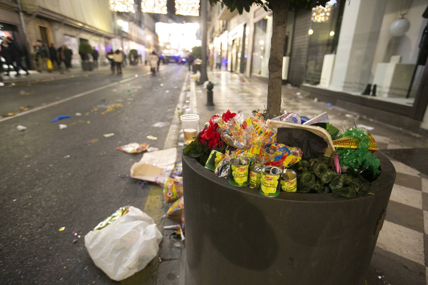 Miles de personas dsifrutaron de la Nochevieja en la capital