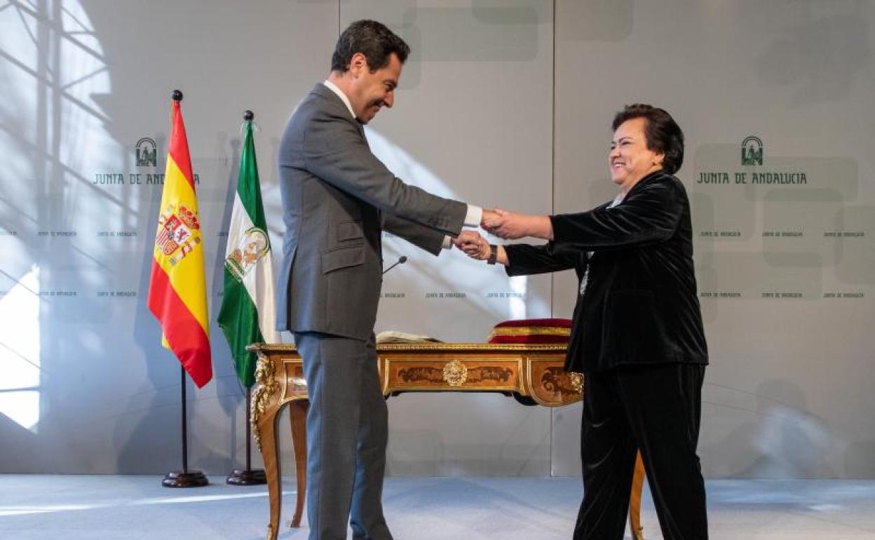 María Jesús Gallardo jura el cargo como presidenta del Consejo Consultivo y promete «servir a Andalucía»