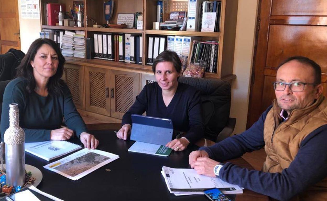 Reunión de la delegada de la Junta. 