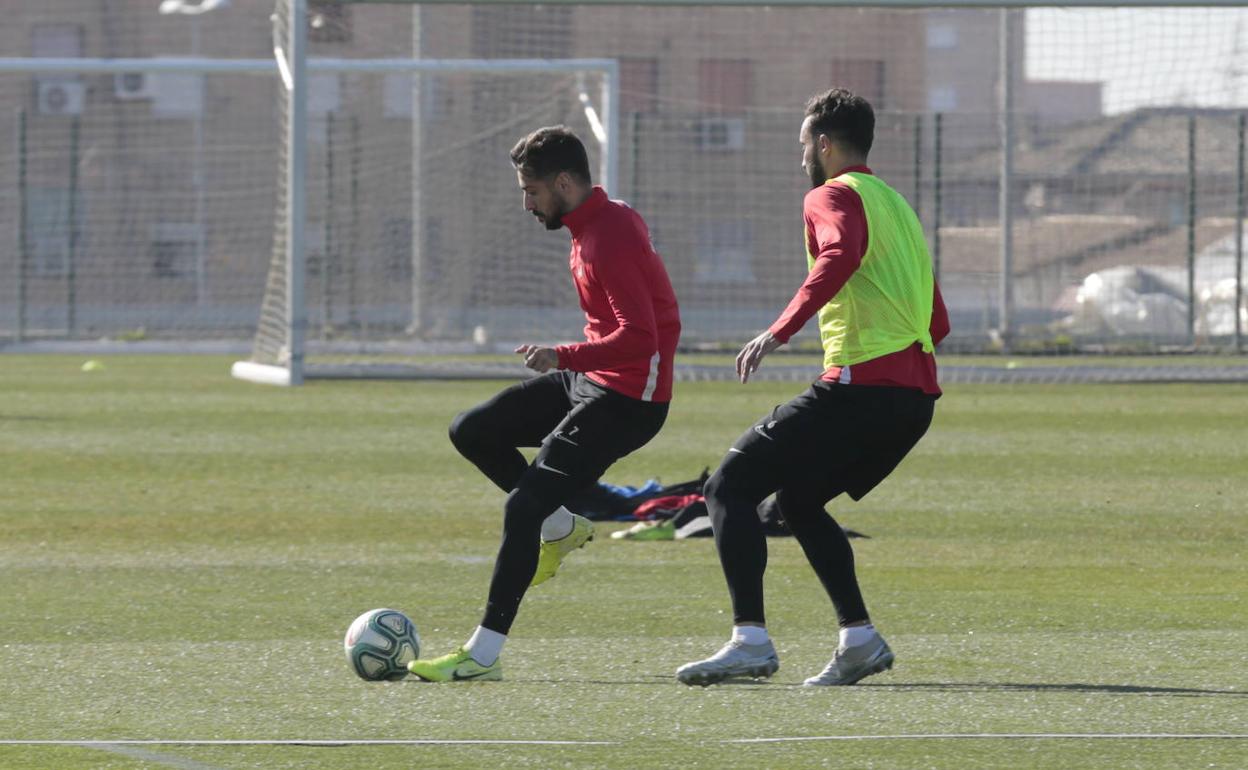 Álvaro Vadillo, en pleno ejercicio. 