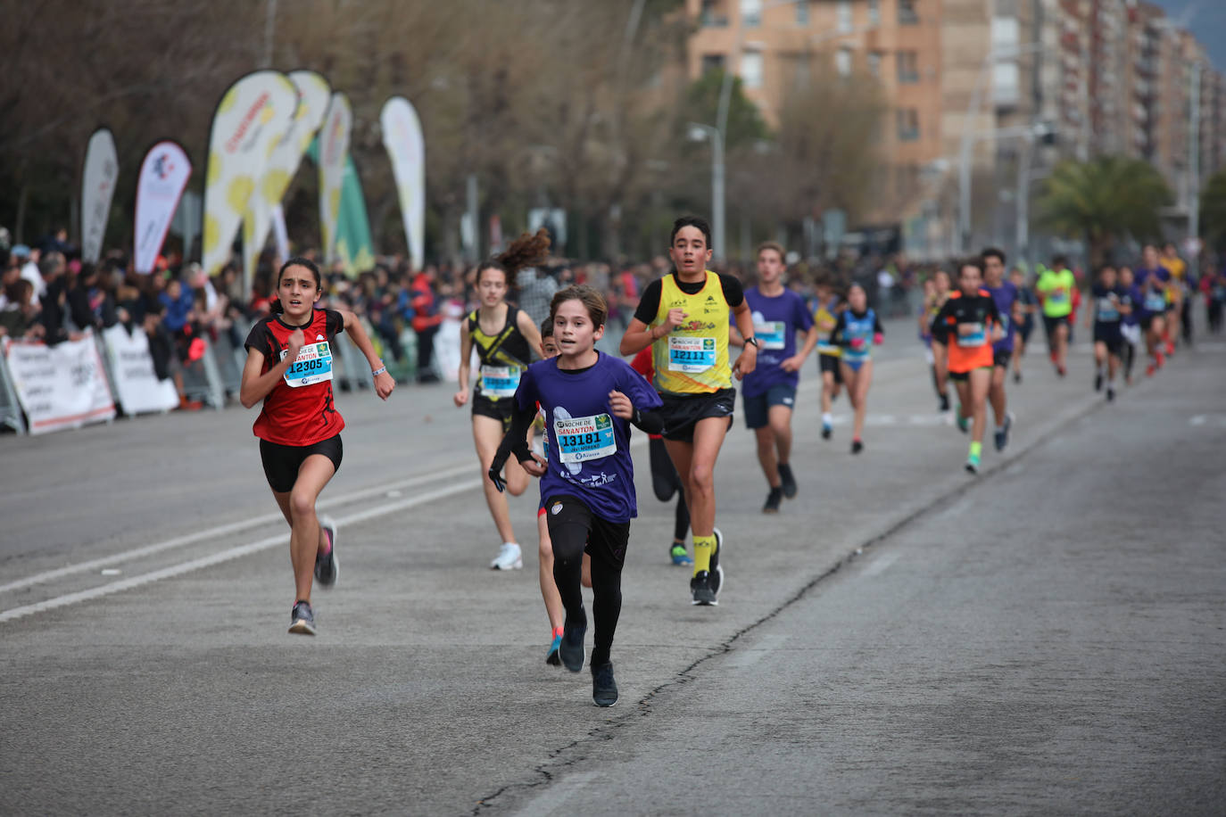 Gran ambiente en la carrera de San Antón de Jaén
