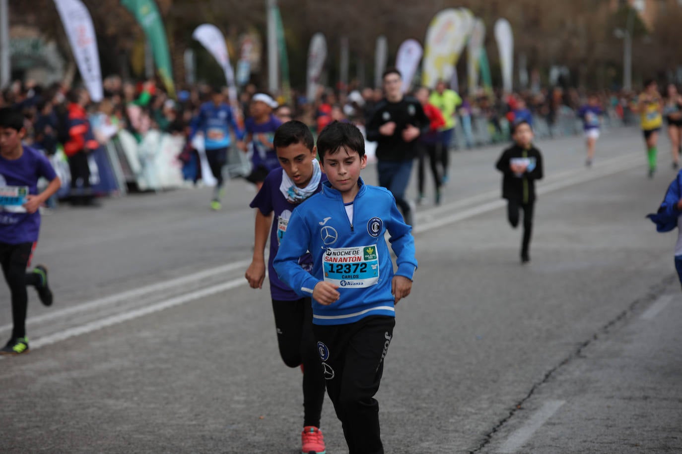 Gran ambiente en la carrera de San Antón de Jaén