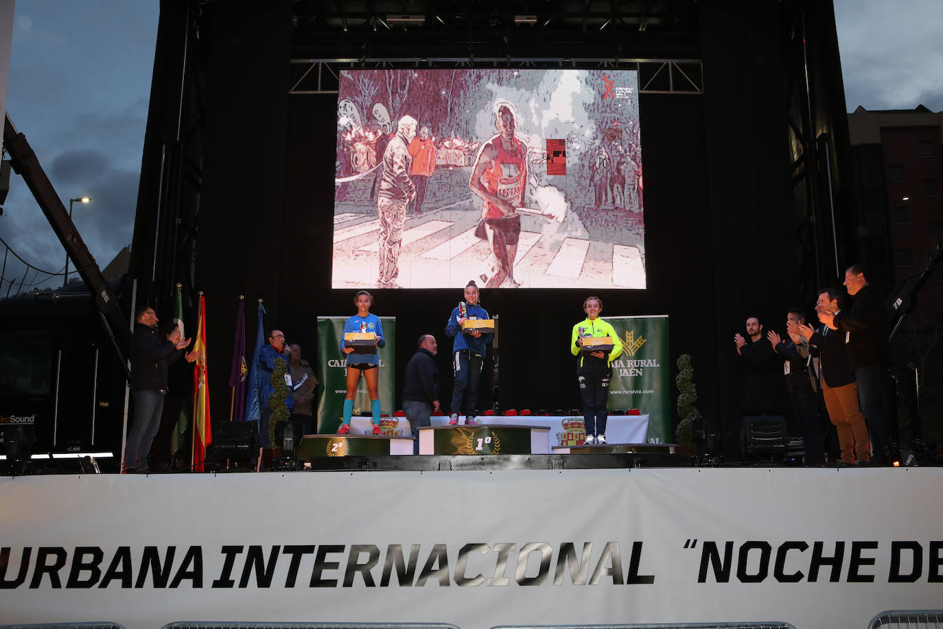 Gran ambiente en la carrera de San Antón de Jaén