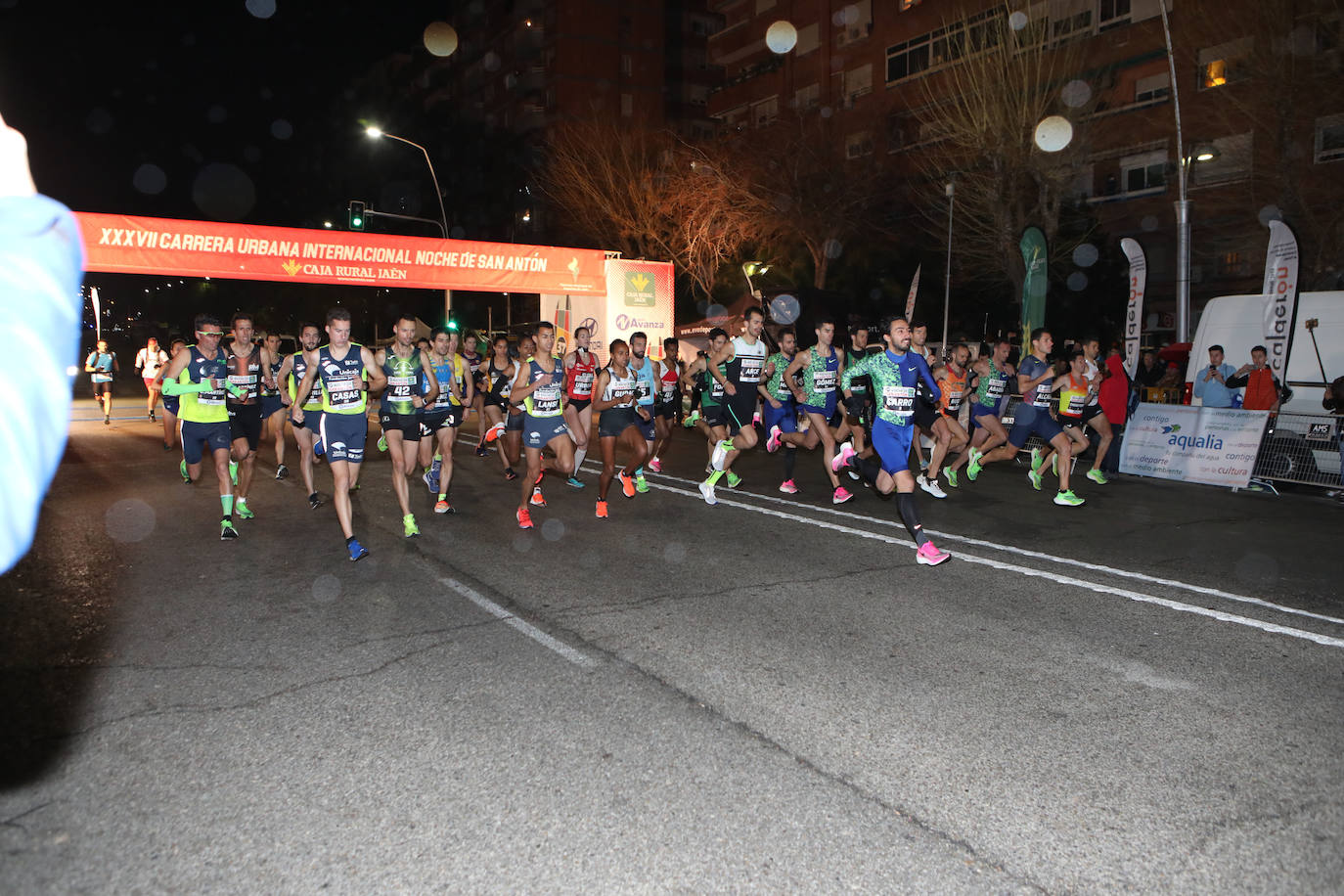 Gran ambiente en la carrera de San Antón de Jaén