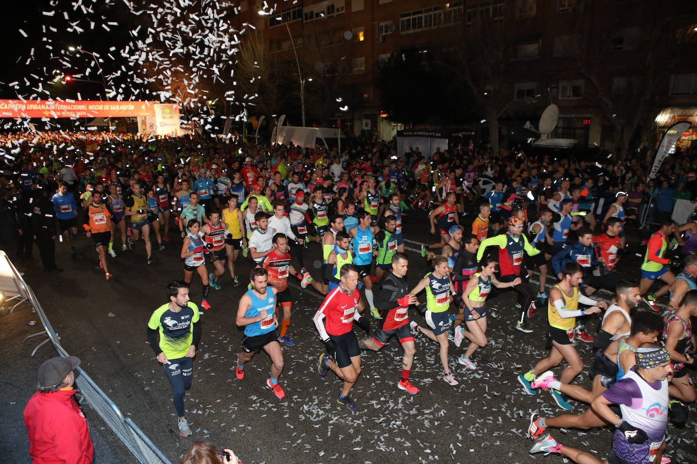Gran ambiente en la carrera de San Antón de Jaén