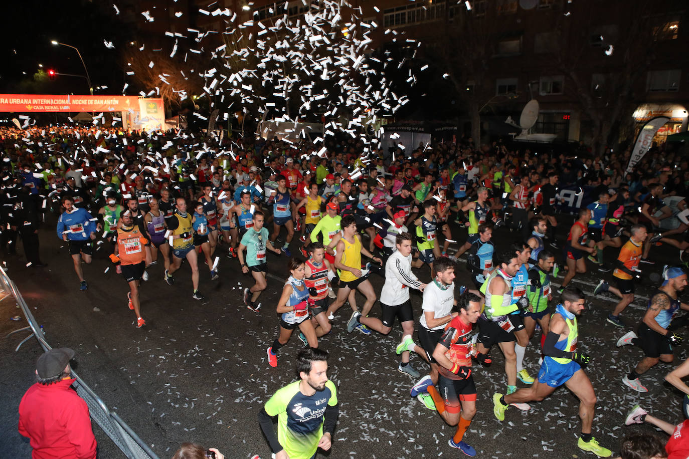 Gran ambiente en la carrera de San Antón de Jaén
