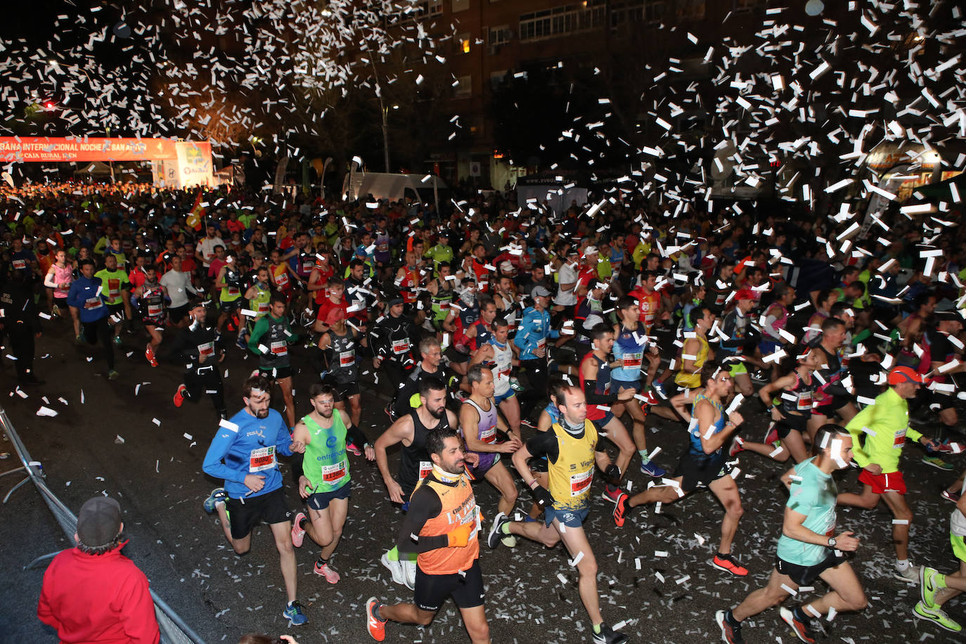 Gran ambiente en la carrera de San Antón de Jaén