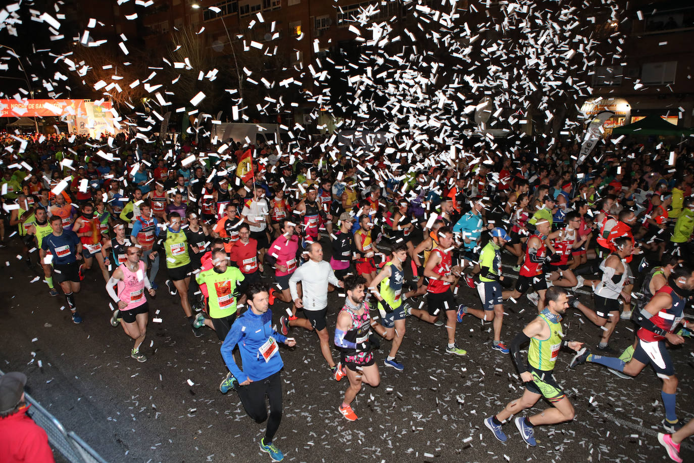Gran ambiente en la carrera de San Antón de Jaén