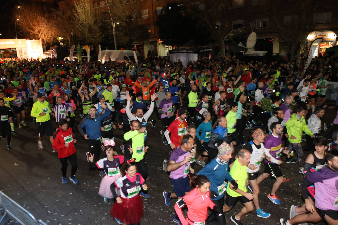 Gran ambiente en la carrera de San Antón de Jaén