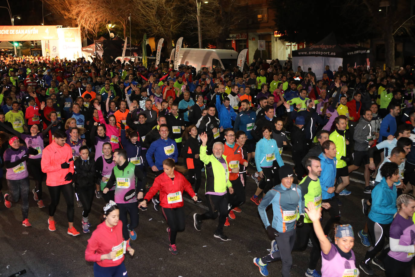 Gran ambiente en la carrera de San Antón de Jaén