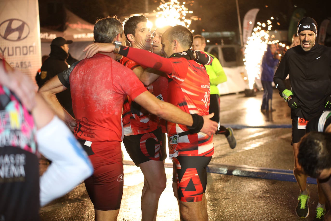 Gran ambiente en la carrera de San Antón de Jaén
