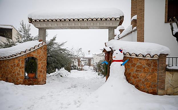 Imagen. La belleza de Gor completamente de blanco tras una nevada histórica. 