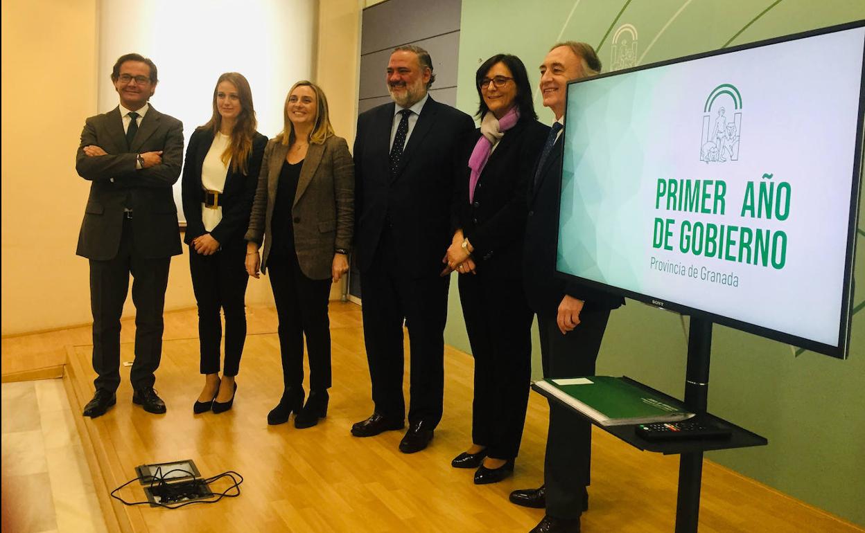 El delegado del Gobierno de la Junta en Granada ha hecho hoy un balance de un año de gobierno. 