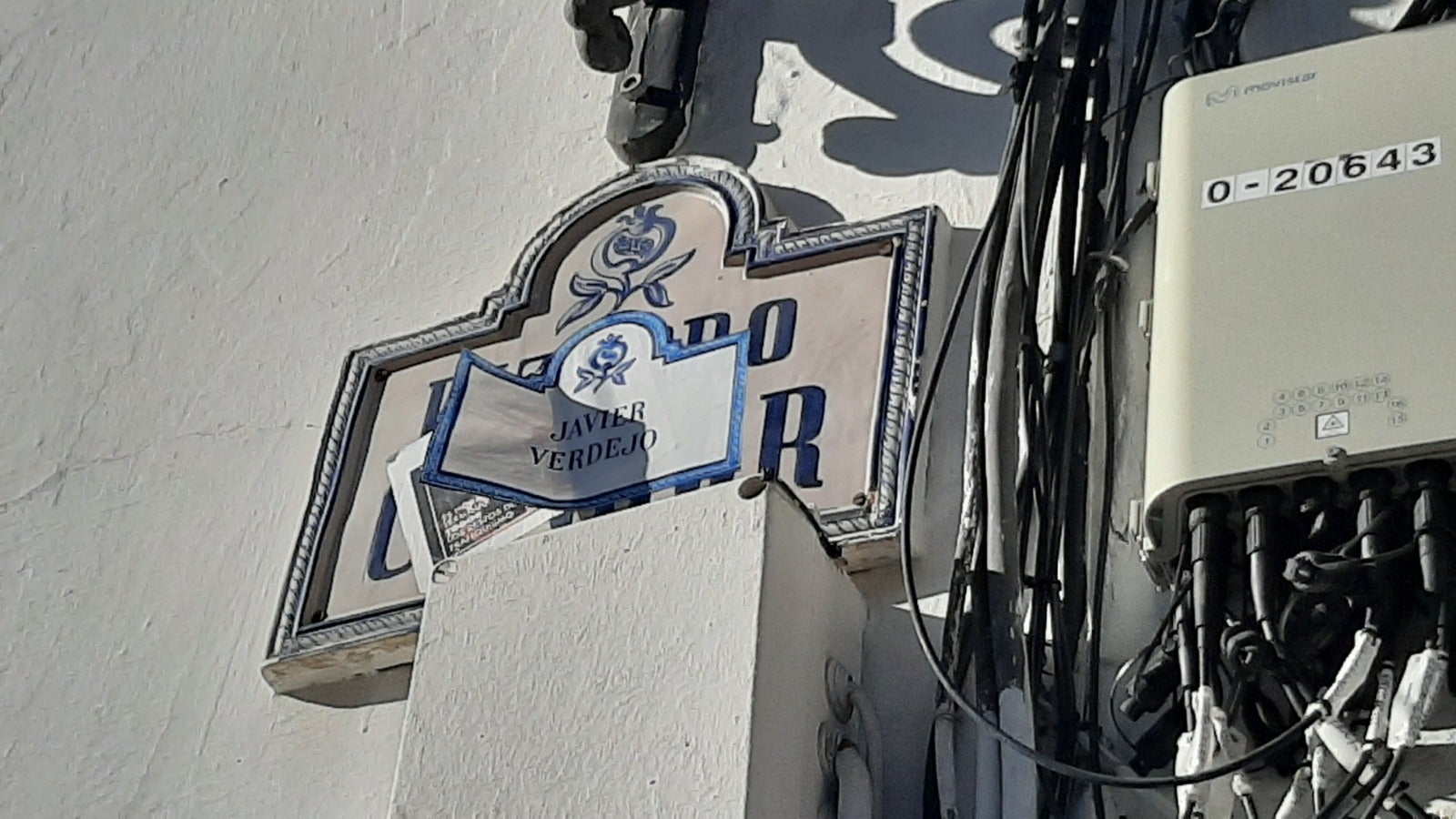 Aún quedan en la ciudad de Granada vestigios de tiempos de la dictadura franquista