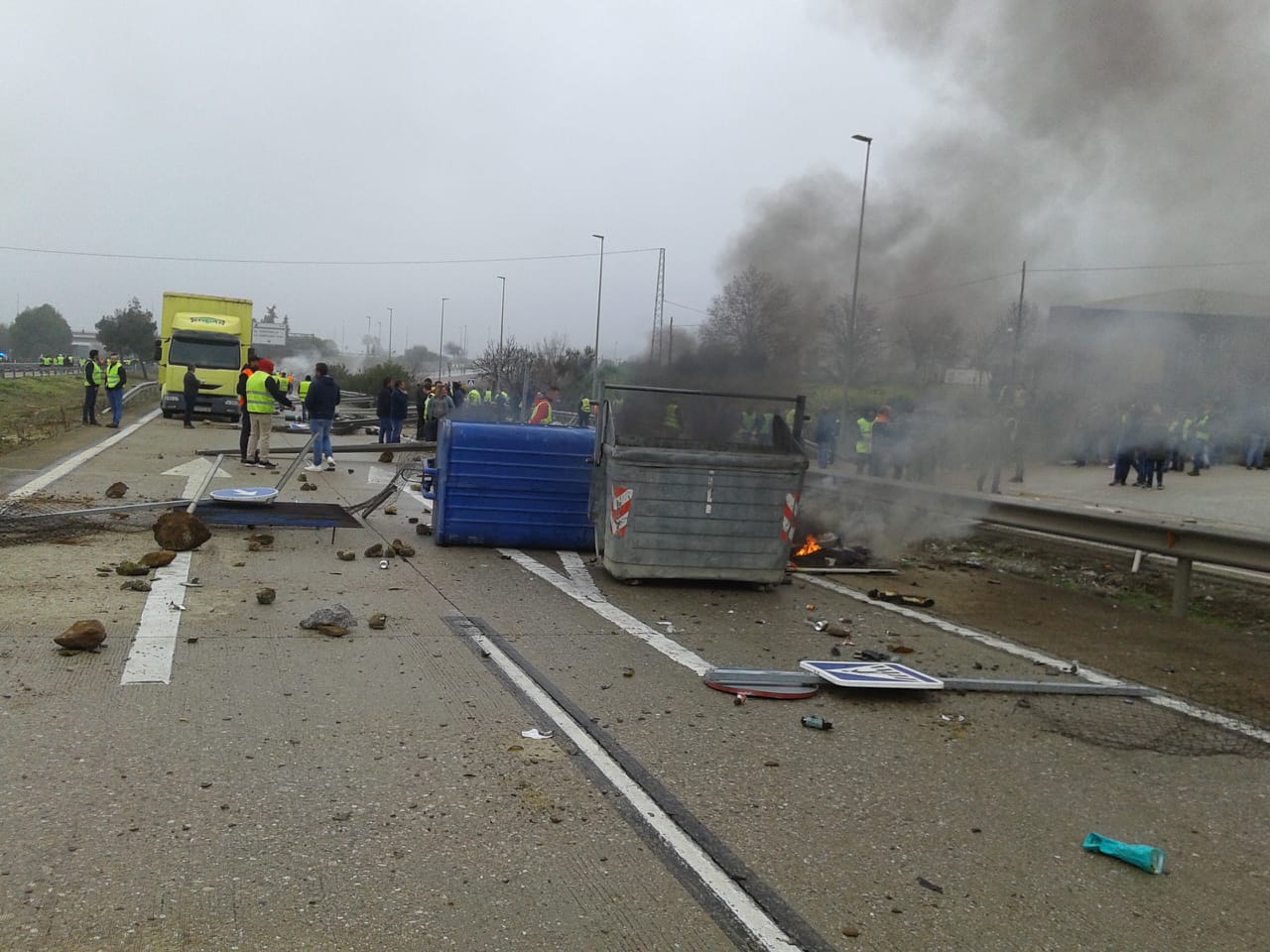 Miles de trabajadores del sector del olivar se han manifestado en toda la provincia de Jaén