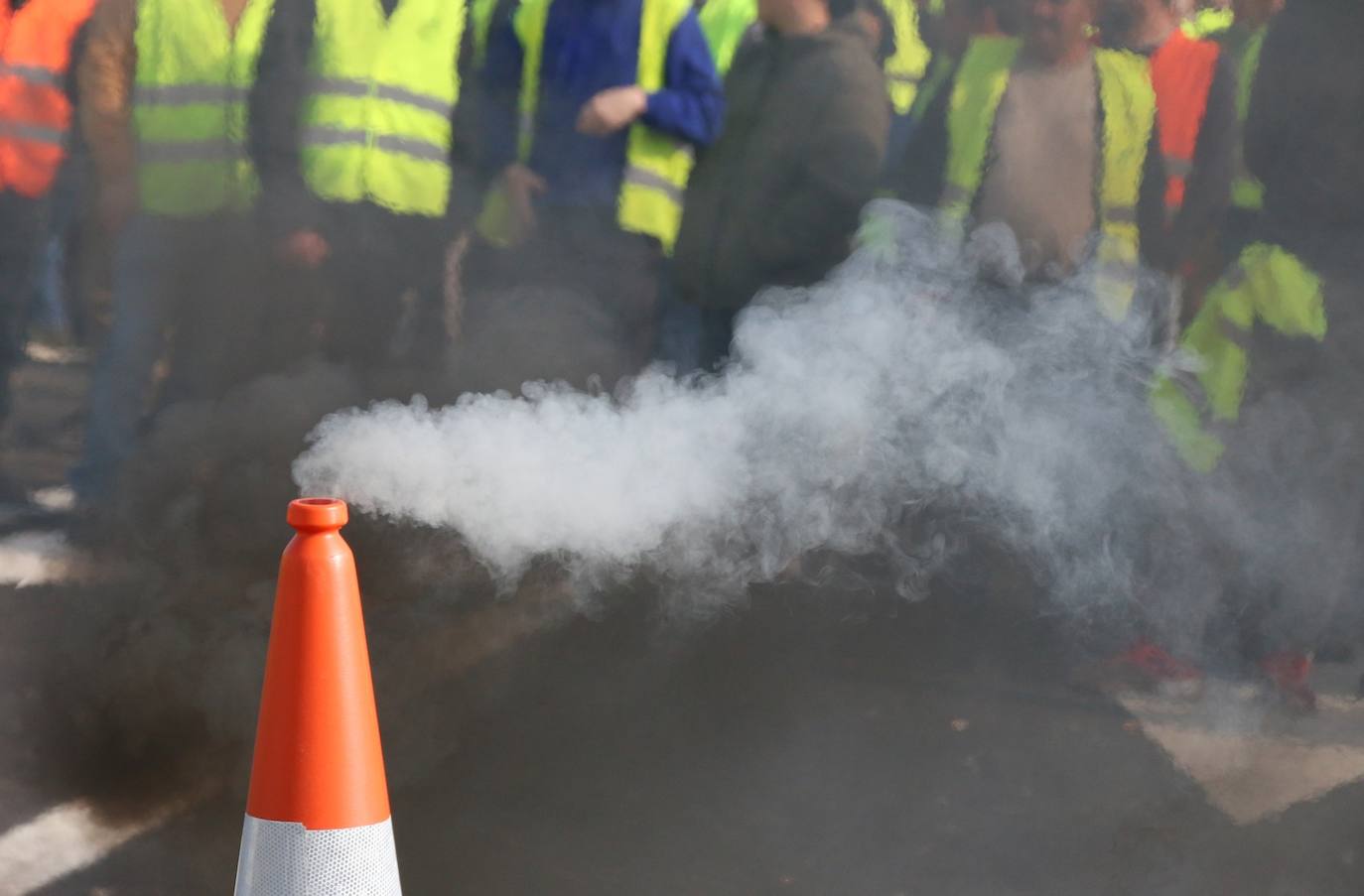 Miles de trabajadores del sector del olivar se han manifestado en toda la provincia de Jaén