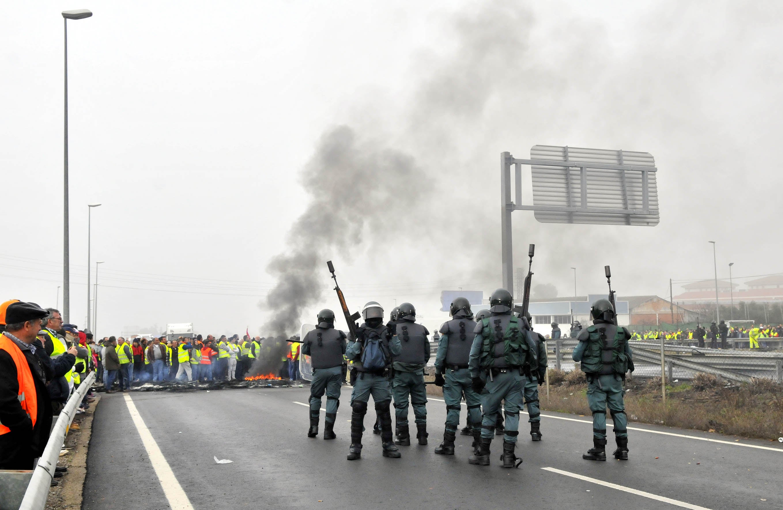 Miles de trabajadores del sector del olivar se han manifestado en toda la provincia de Jaén