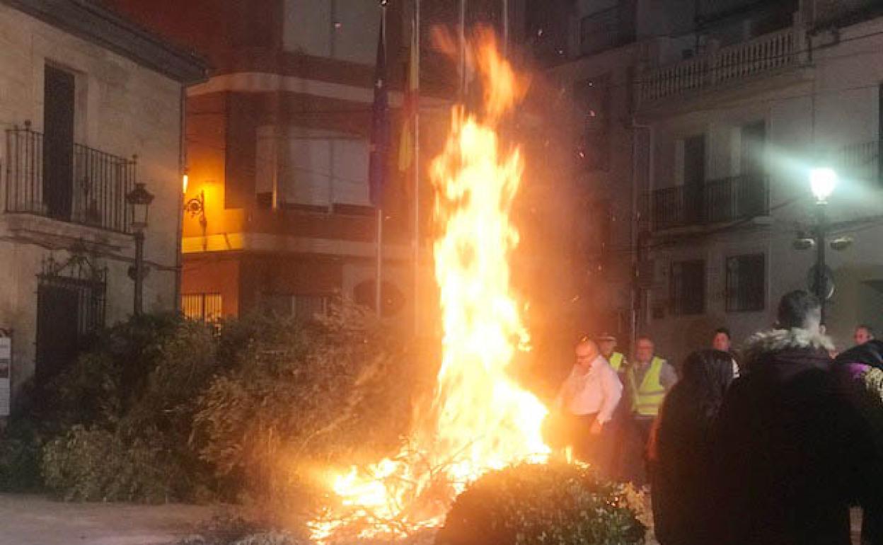 La candelaria se celebró ayer.