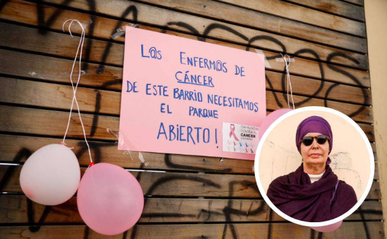 Una vecina de Granada pide que se reabra un parque porque le ayudaba a luchar contra el cáncer