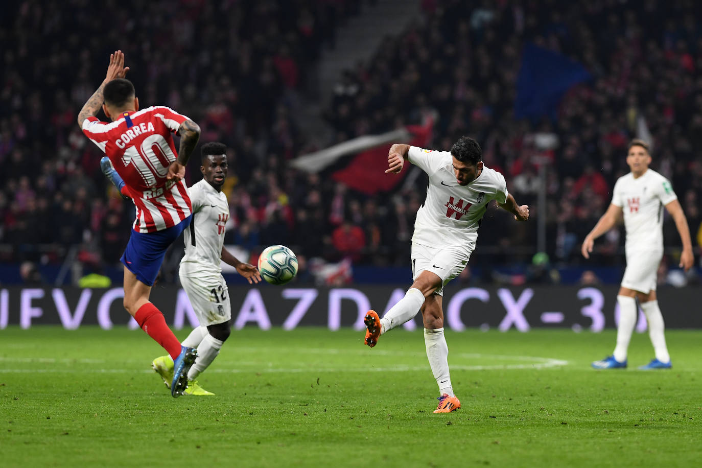 Así fue la primera visita del Granada al Wanda Metropolitano