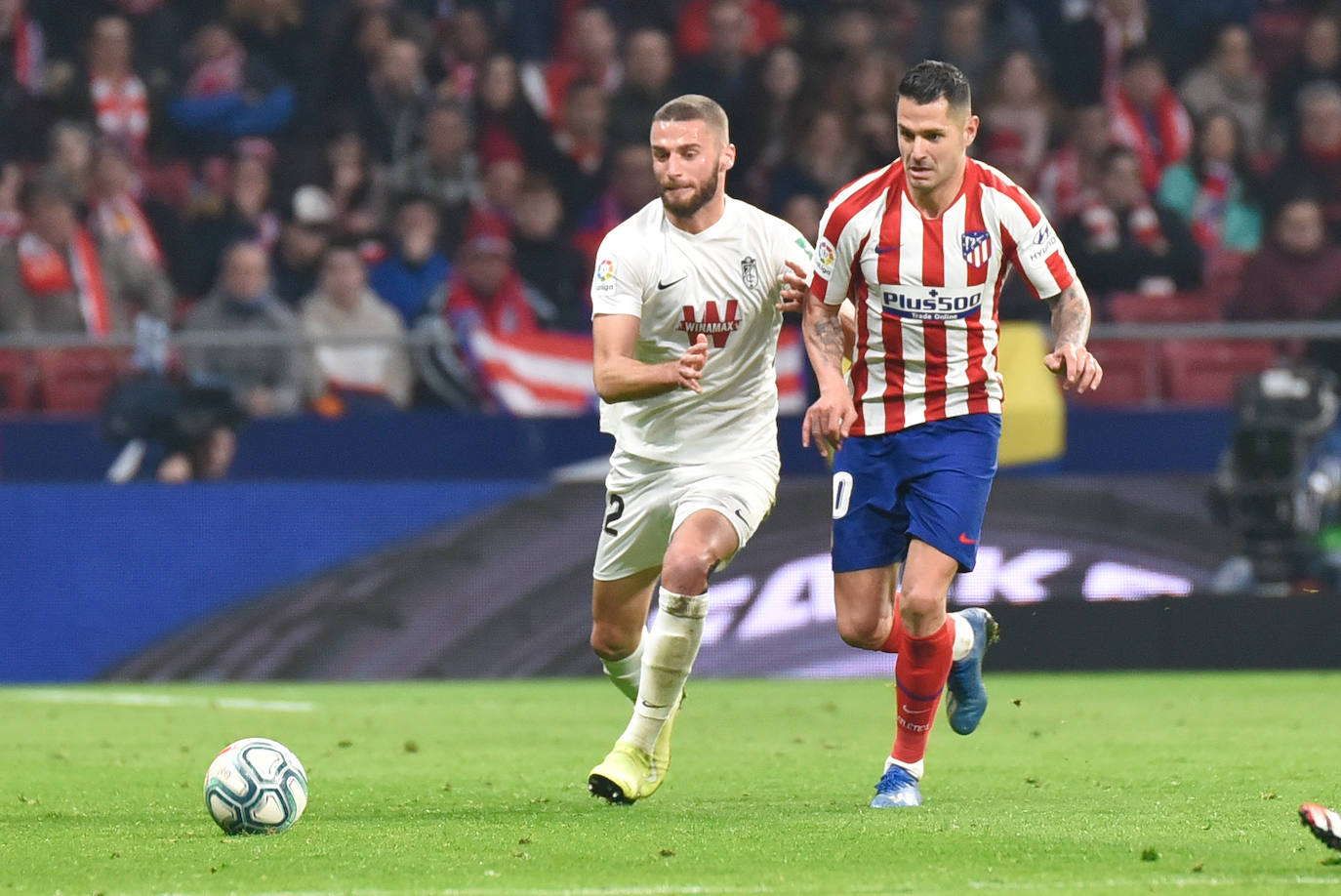 Así fue la primera visita del Granada al Wanda Metropolitano