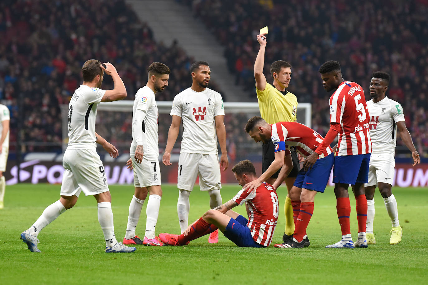 Así fue la primera visita del Granada al Wanda Metropolitano