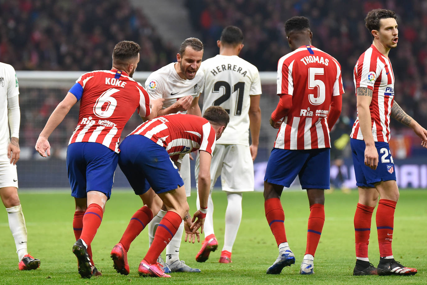Así fue la primera visita del Granada al Wanda Metropolitano