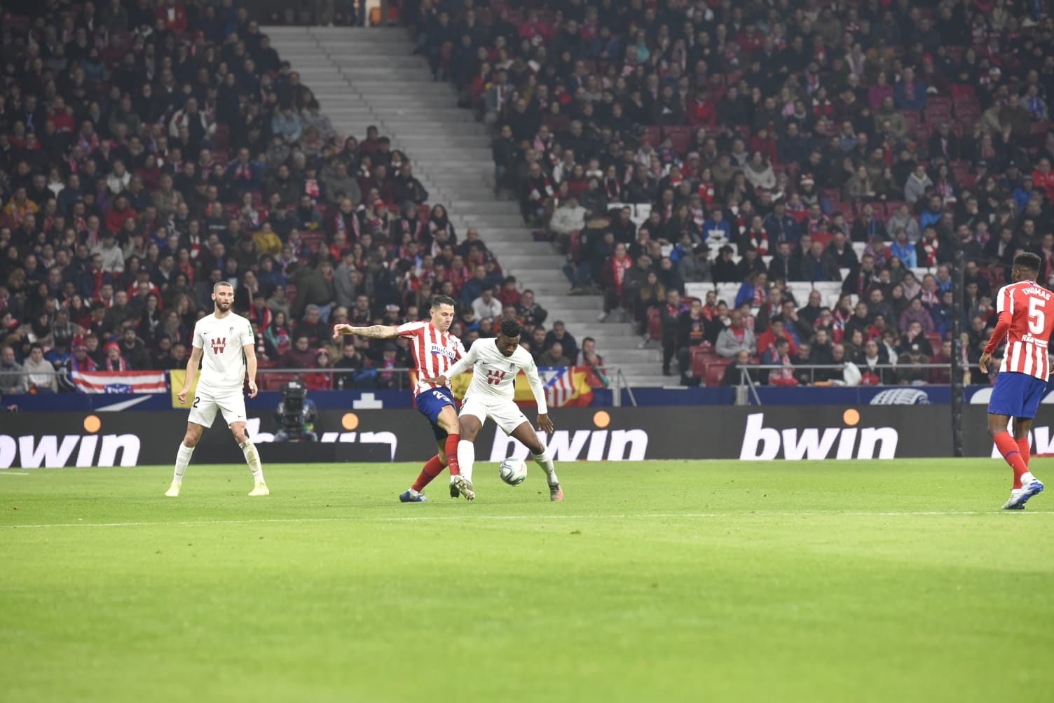 Así fue la primera visita del Granada al Wanda Metropolitano