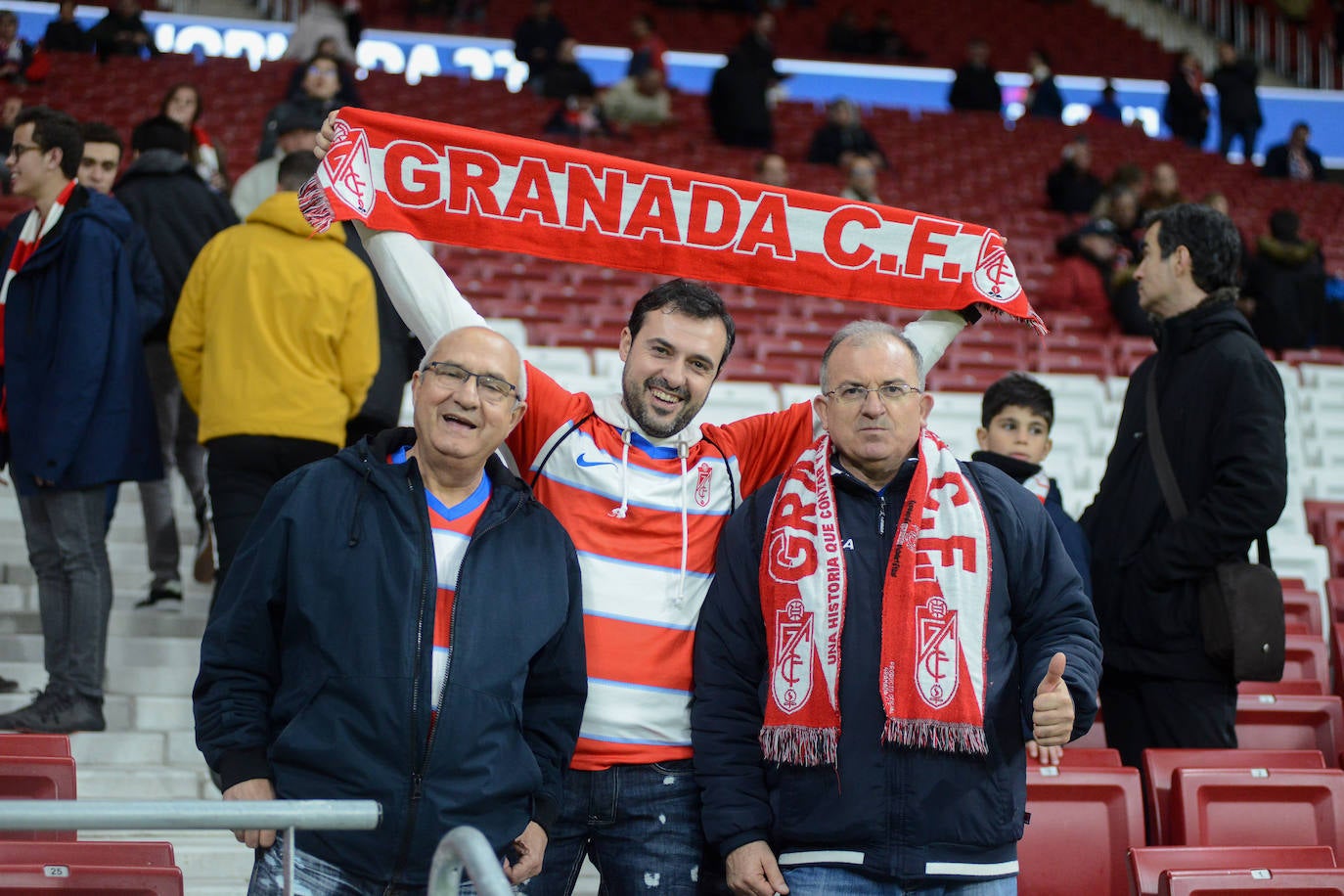 Así fue la primera visita del Granada al Wanda Metropolitano