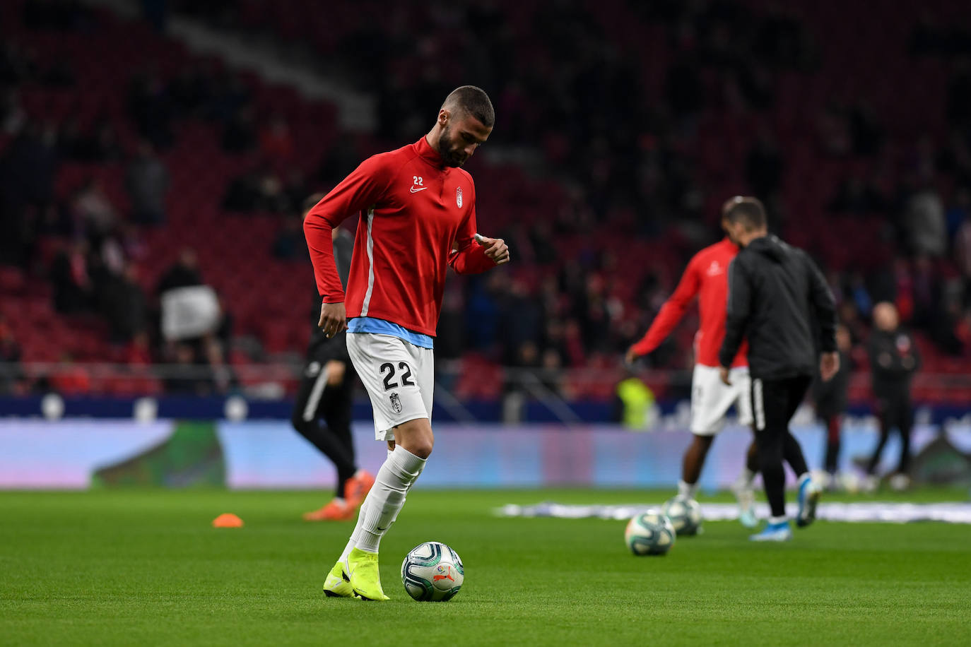 Así fue la primera visita del Granada al Wanda Metropolitano