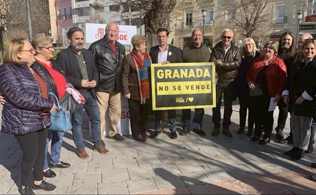 El PSOE inicia la campaña 'Granada no se vende' para «evidenciar consecuencias de los pactos de PP, Cs y Vox»