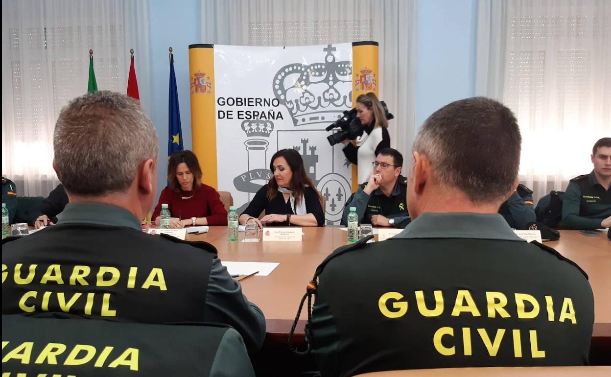 Reunión esta mañana en la Subdelegación del Gobierno en Jaén. 