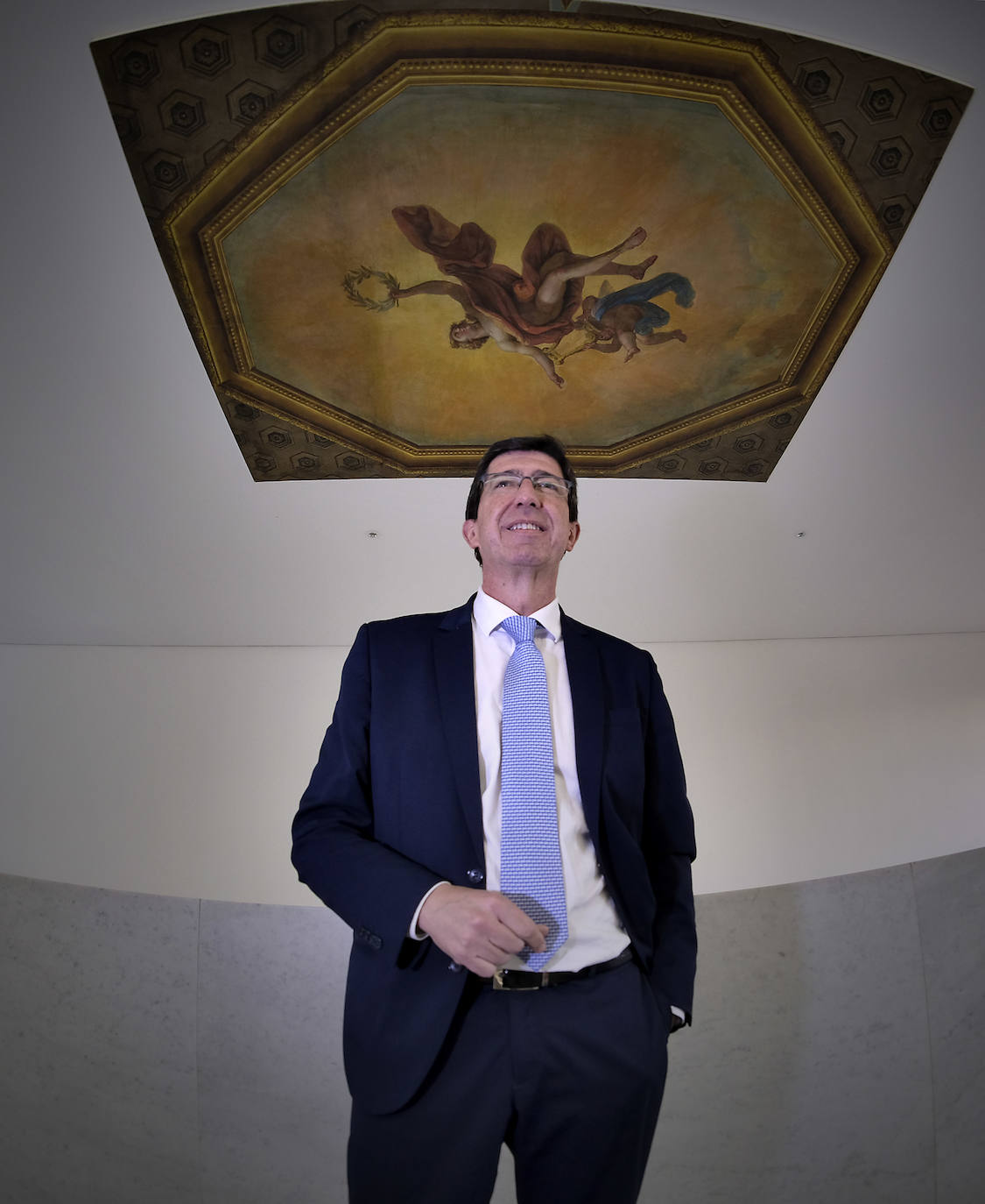 El vicepresidente Juan Marín, en dependencias de San Telmo, donde tiene su despacho.