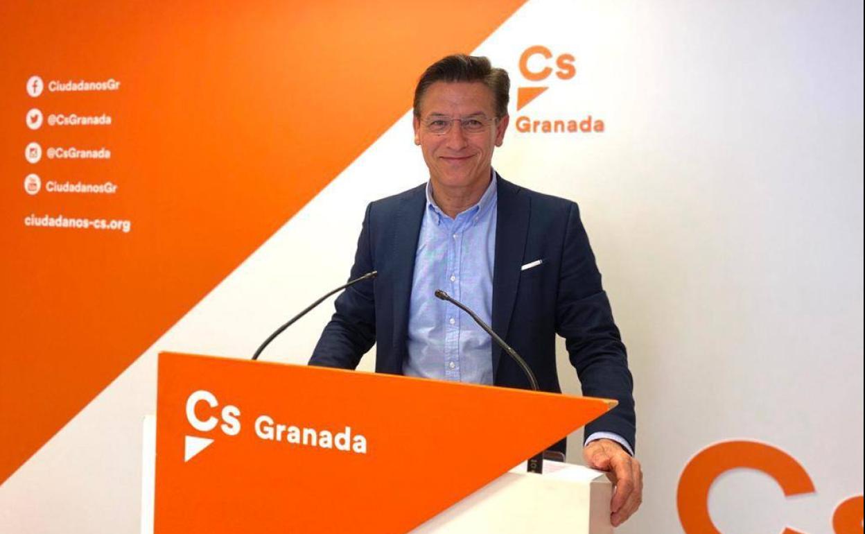 El portavoz provincial de Ciudadanos y alcalde de Granada, Luis Salvador.