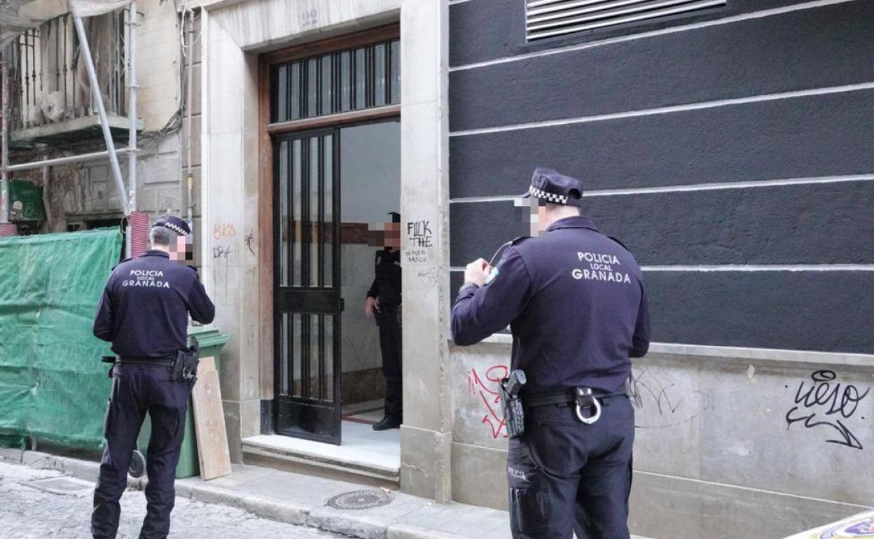 Calle en la que ha tenido lugar el accidente. 