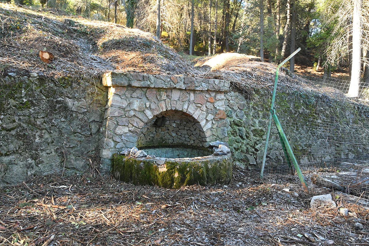 Fuente de Los Peñoncillos. Las antiguas albercas y fuentes de las reforestaciones del siglo XX recuperan su imagen 